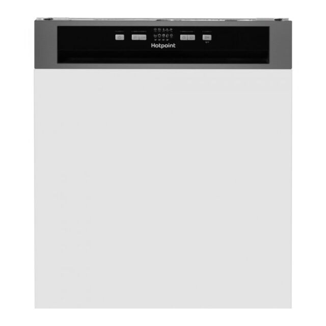 Hotpoint HBC2B19XUKN Semi Integrated Full Size Dishwasher 13 Place 11L 49Db 5 Progs Quick Wash