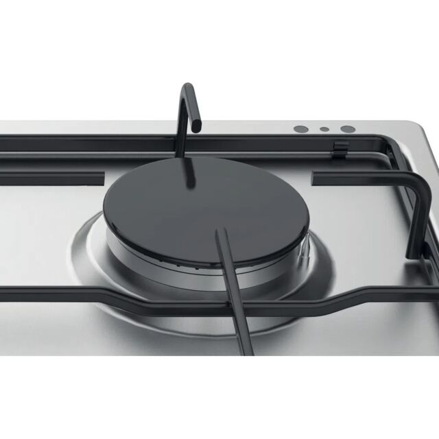 Hotpoint PPH60PFIXUK 59Cm Gas Hob - Stainless Steel