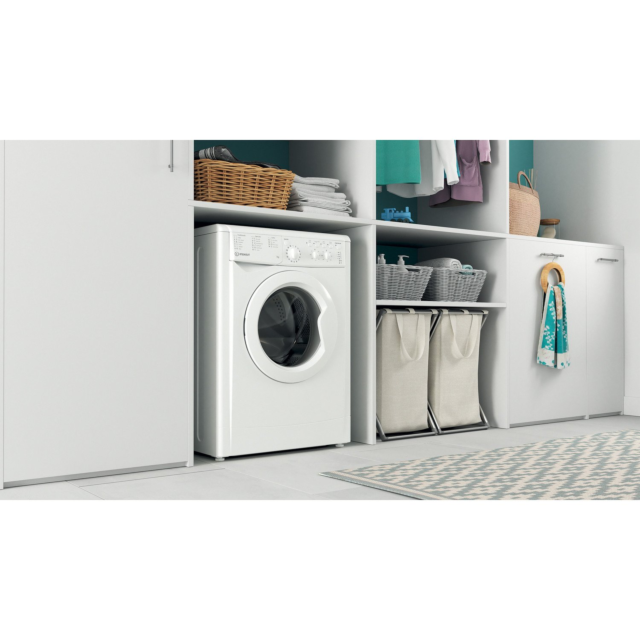 Indesit IWC71252WUKN 7kg 1200 Spin Washing Machine with Water Balance technology - White