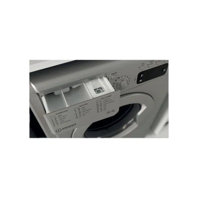Indesit IWDD75145SUKN 7kg/5kg 1400 Spin Washer Dryer - Silver