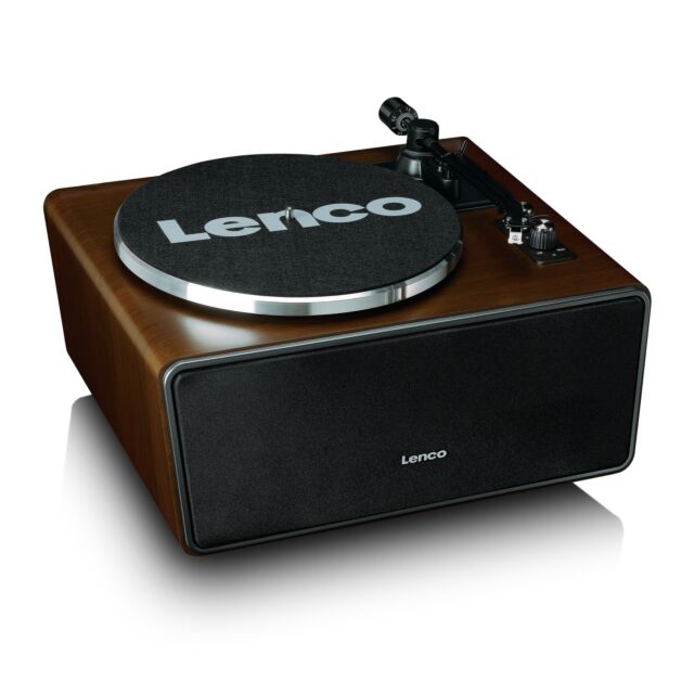 Lenco LS-470WA Turntable with built-in speaker - Dark Walnut