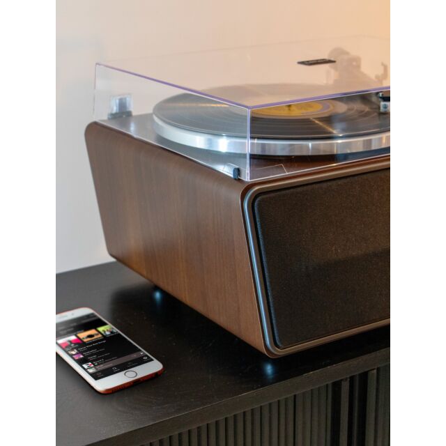 Lenco LS-470WA Turntable with built-in speaker - Dark Walnut