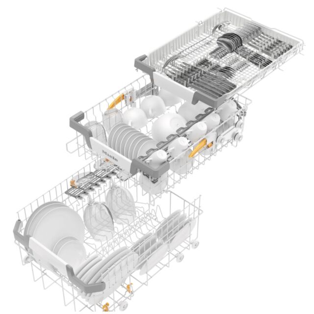 Miele G5740 SC Cutlery tray, C energy rating, 44dB, QuickPowerWash, flexible baskets, 7 programmes w