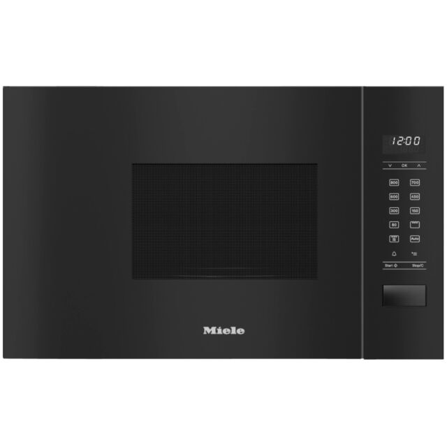 Miele M2234SC 60cm wide, 80-900W Microwave, 800W Grill, EasySensor , 17 litre capacity, Automatic Pr