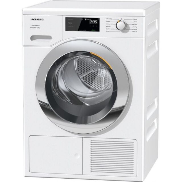 Miele TEF645 WP Heat Pump, 8kg Honeycomb drum with LED lighting, A+++ energy rating, Very quiet (66d
