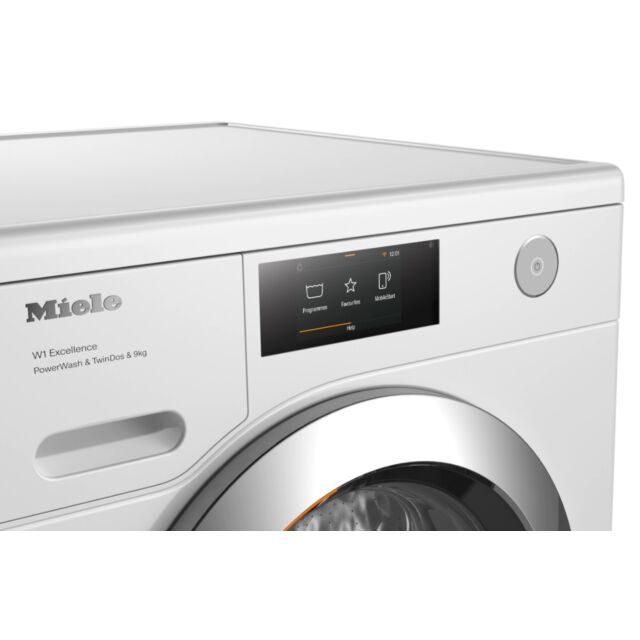 Miele WER865 WPS 9kg Honeycomb drum with pre-ironing and LED lighting, 1600rpm spin, Energy Rating (