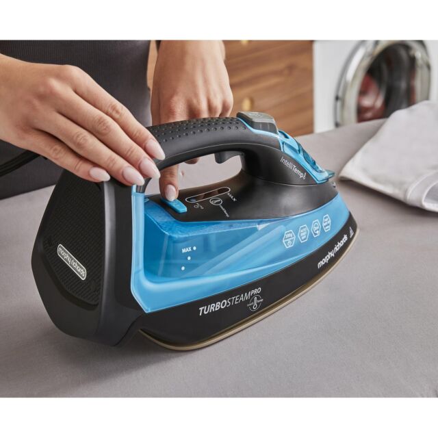 Morphy Richards 303210 Turbosteam 3100w Pro Digital Intellitemp Iron - Blue