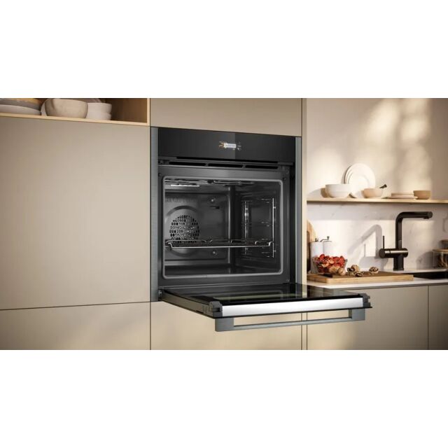 NEFF B24CR71G0B 59.6cm Built In Electric Single Oven - Black