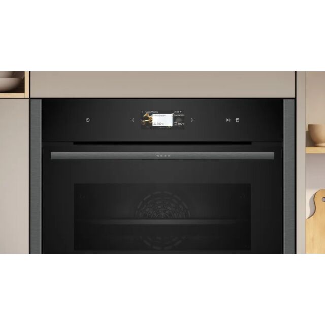 NEFF C24FS31G0B 59.6cm Built In Electric Single Oven - Graphite