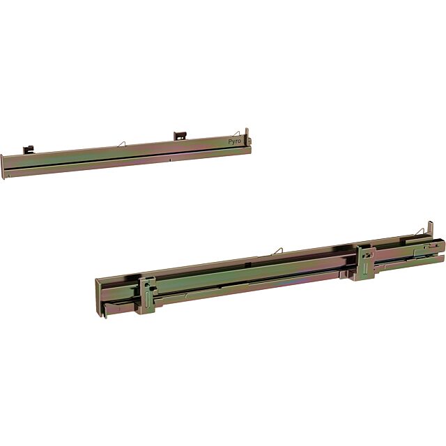 NEFF Z1608CX0 1 pair of level independent telescopic shelf rails with stop, fully extendible, for Ne