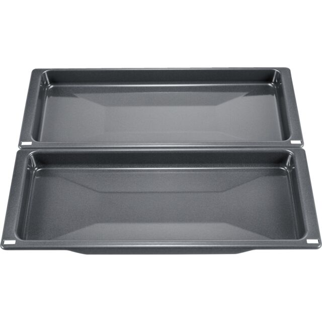 NEFF Z1650BE0 2 piece, half depth enamel pan set for New N70 + N90 Standard and Neff Collection Stea