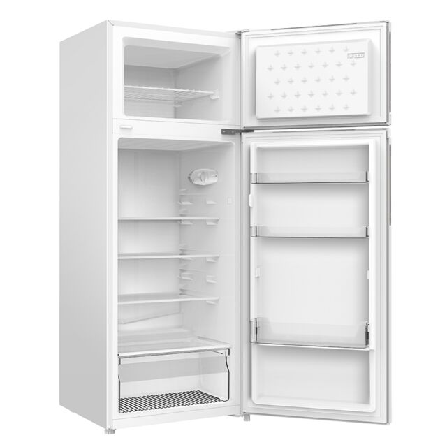 New World NWTM211 55 X 143Cm White Top Mount Fridge Freezer