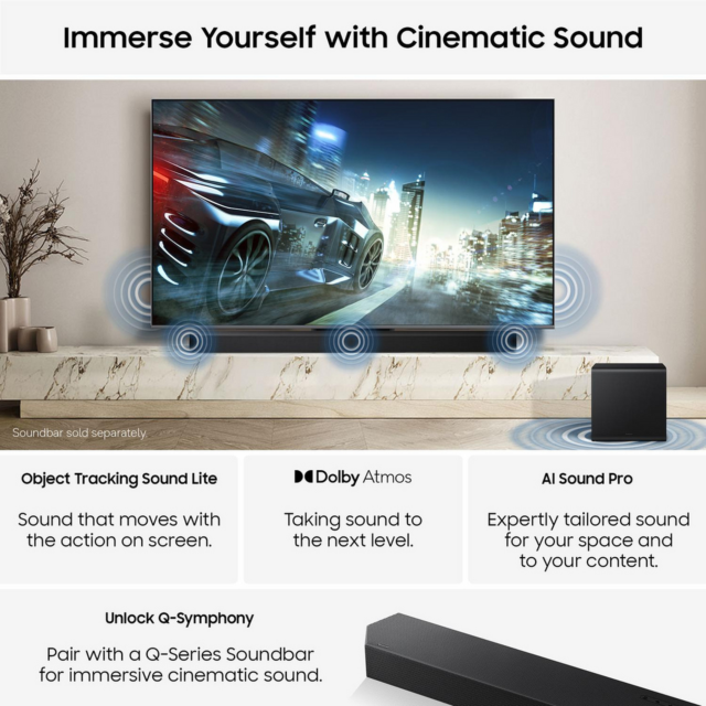Samsung QE75QN80HAUXXU 75inch 4K Neo QLED Smart TV