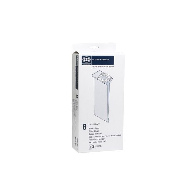 Sebo SEB6629ER Filterbox Airbelt K Ultra Vacuum Bag Box Of 8