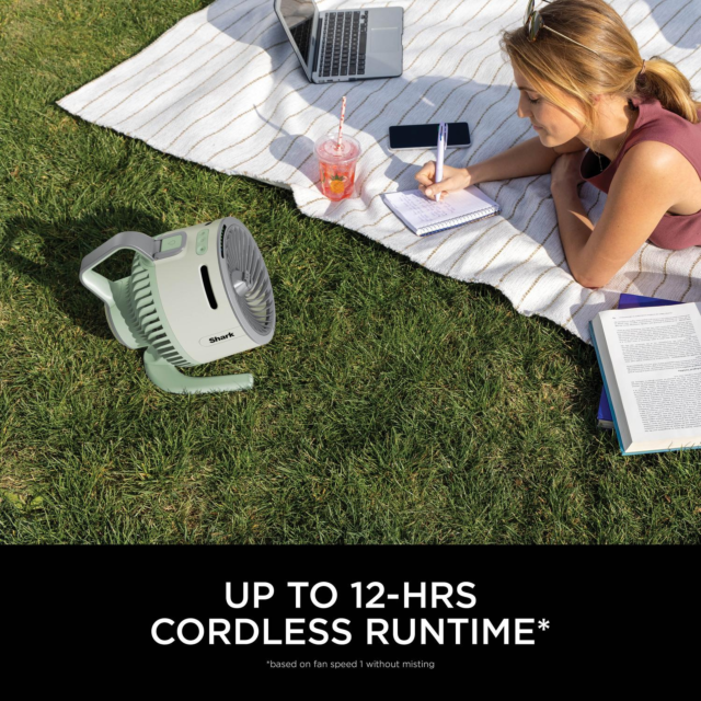 Shark FA050UKGN FlexBreeze TableMate Portable Fan