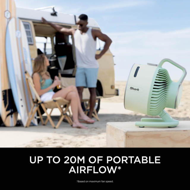 Shark FA050UKGN FlexBreeze TableMate Portable Fan