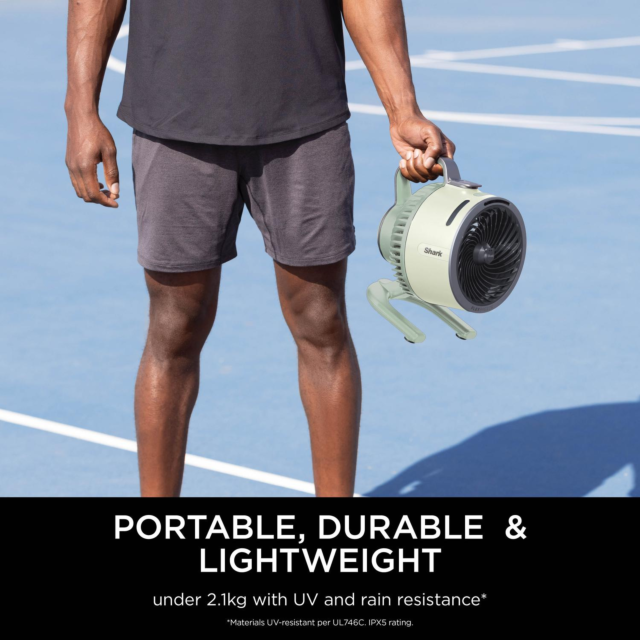 Shark FA050UKGN FlexBreeze TableMate Portable Fan