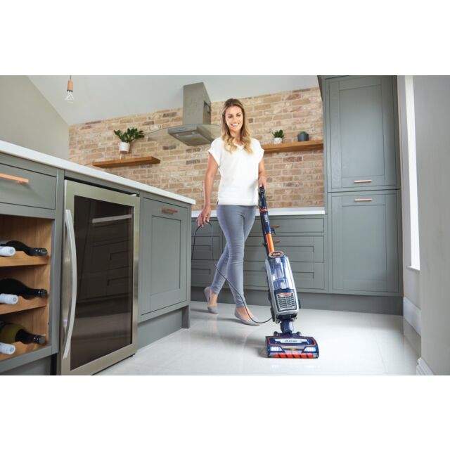 Shark NZ801UKT Anti Hair Wrap Upright Vacuum Cleaner with Powered Lift- Away TruePet - Blue