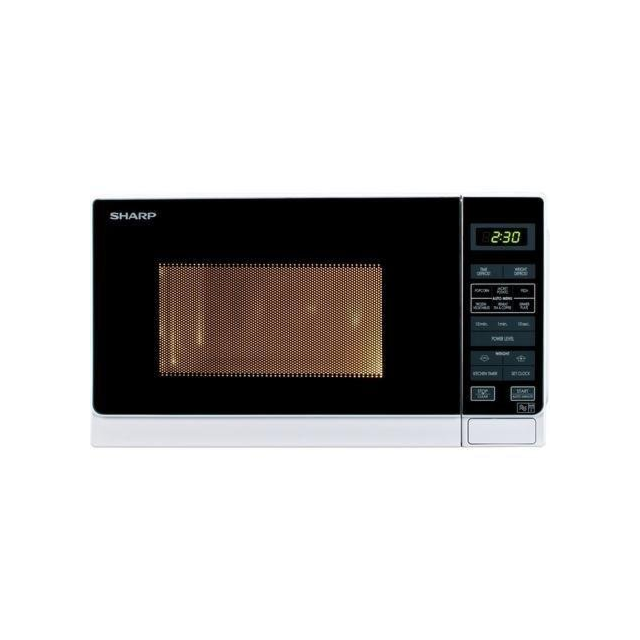 Sharp R272WM 20 Litre Solo Microwave - White