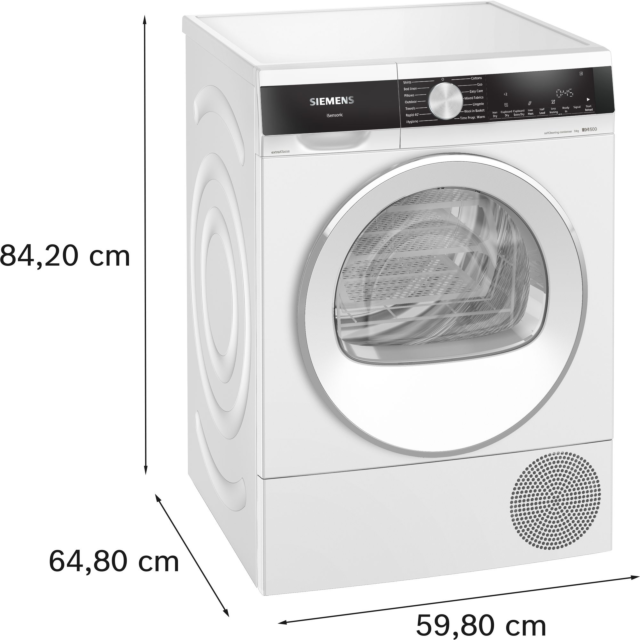 Siemens WQ45G202GB 9kg Heat Pump Tumble Dryer - White