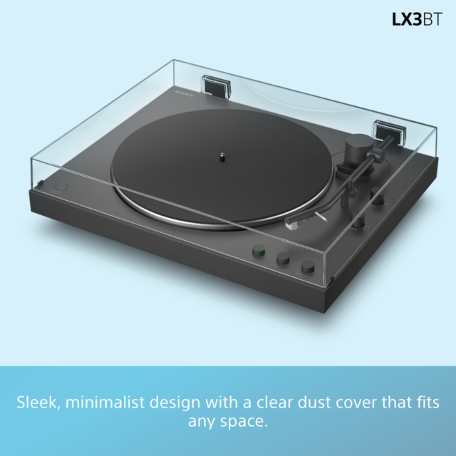 Sony PSLX3BT.CEK Wireless Bluetooth Turntable Dark Grey