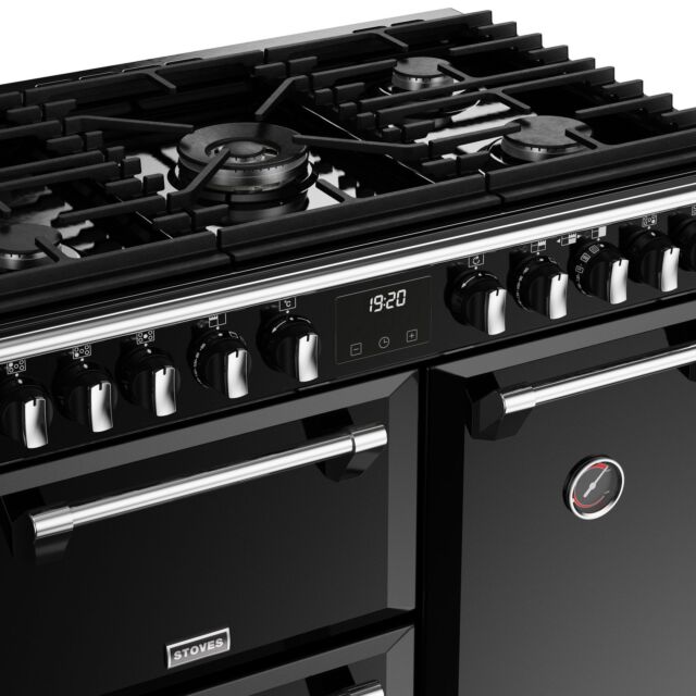 Stoves 444411432 St Dx Rich D900df Dual Fuel - Black