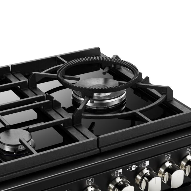 Stoves 444411460 St Dx Ster D900df Dual Fuel Gas Through Glass - Black