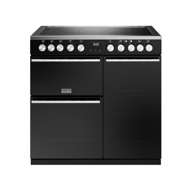 Stoves 444411488 St Dx Prec D900ei Rotary Control Hob Top - Black