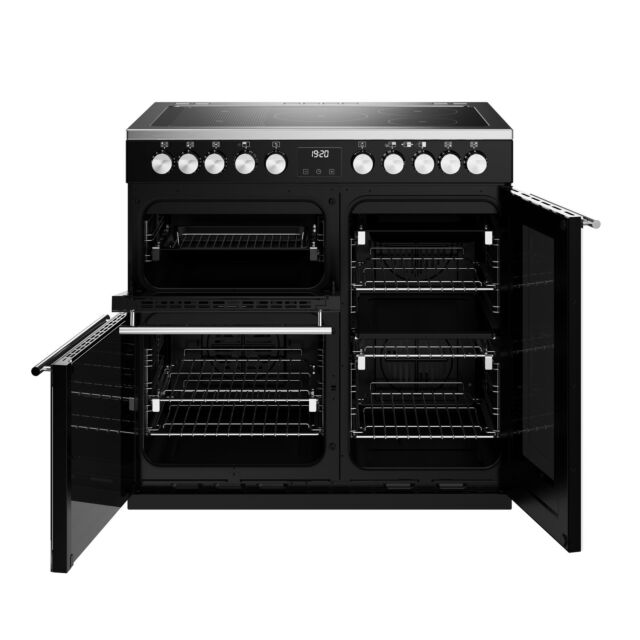 Stoves 444411488 St Dx Prec D900ei Rotary Control Hob Top - Black