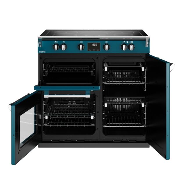 Stoves 444411535 90Cm Induction Range Cooker Kingfisher Teal