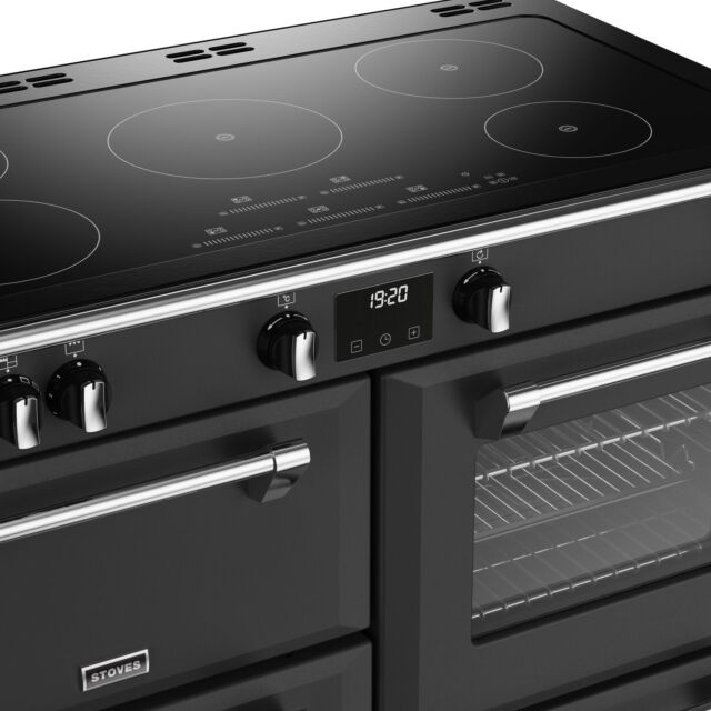 Stoves 444411590 St Dx Rich D1100ei Touch Control Hob Top - Anthracite Grey (Matte Finish)