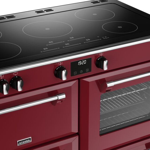 Stoves 444411593 St Dx Rich D1100ei Touch Control Hob Top - Chilli Red