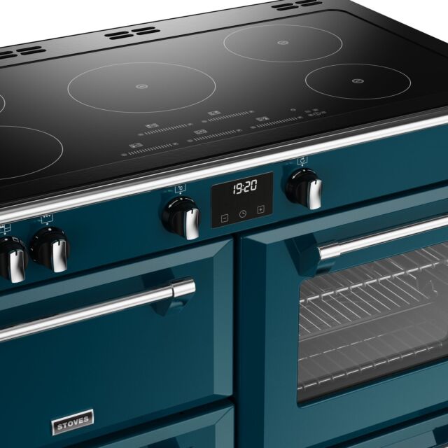 Stoves 444411595 St Dx Rich D1100ei Touch Control Hob Top - Kingfisher Teal
