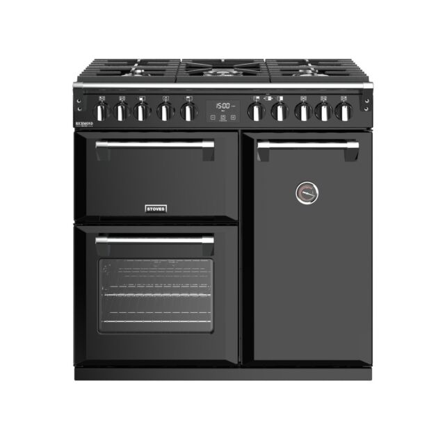 Stoves 444444897 St Rich Dx S900df Dual Fuel - Black