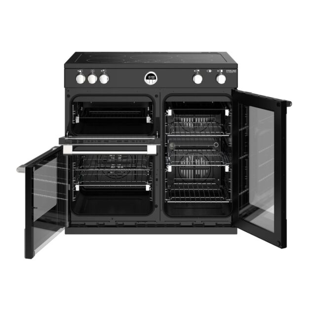Stoves 444444939 St Sterling Dx S900ei Black