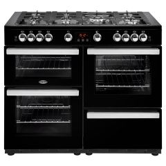 Belling 444411731 COOKCENTRE X110G BLK Cookcentre X110g Blk Gas Range Cooker