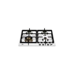 Bertazzoni UK Limited P604LPROX Pro Series 60cm Gas Hob with Wok Burner Stainless Steel
