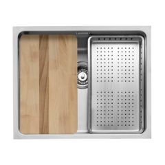 Caple AXL50 AXLE Single Bowl Sink in Stainless Steel Finish
