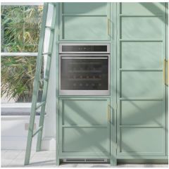 Caple WC6100SS Sense, 1 zone, H 600mm, G energy, stainless steel door, square handle, soft open/clos