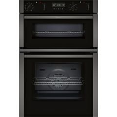 NEFF U2ACM7HG0B CircoTherm Main oven, 8 functions, 1 ClipRail, MeatProbe. 2nd oven 4 functions. Elec