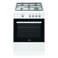 Simfer SIM51GW Simfer 50cm White Single Cavity Gas Cooker